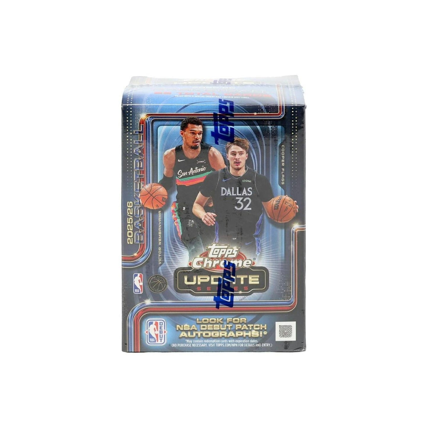 2025/26 Topps Chrome Update Series Basketball Blaster Box