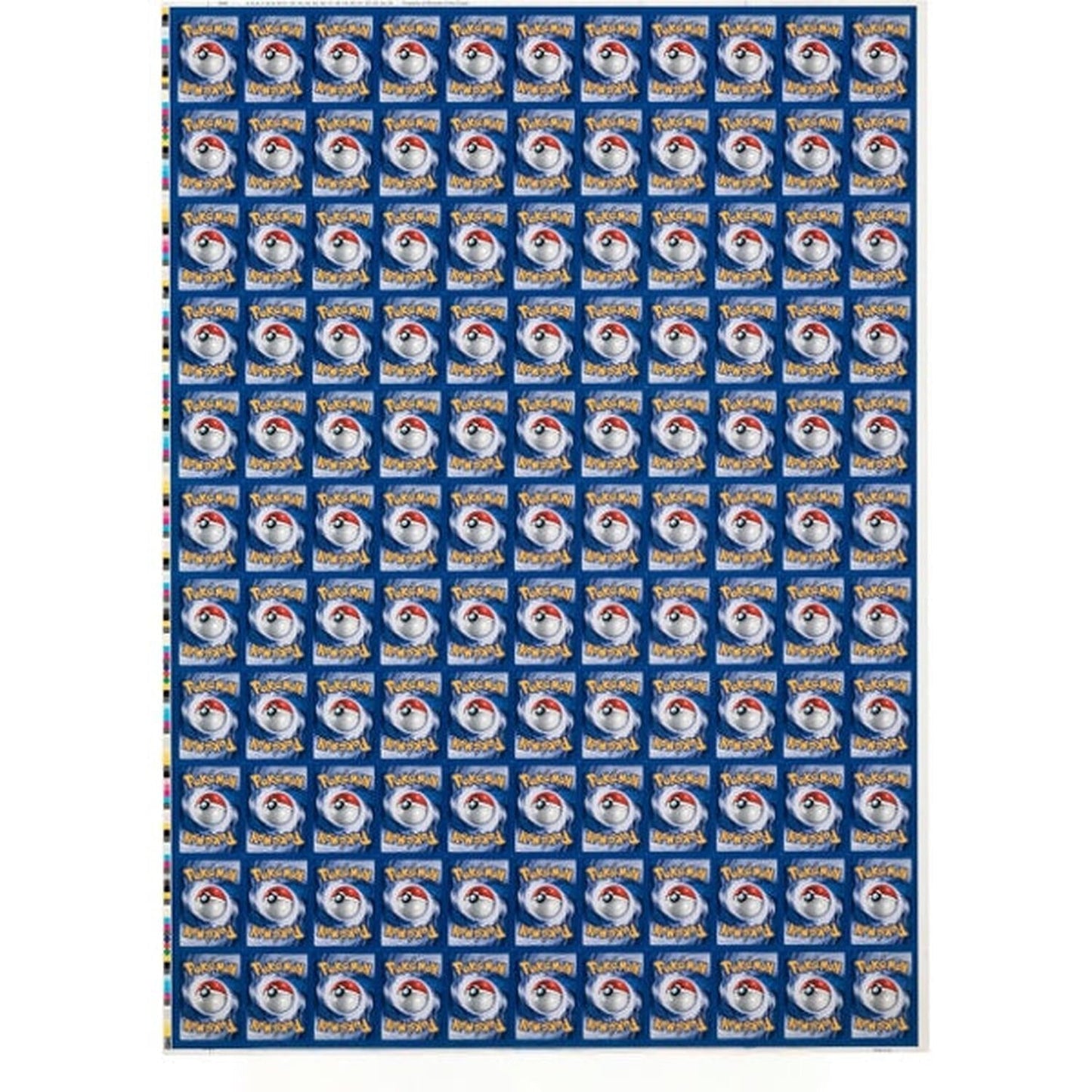 Pokemon: Base Set Zap! Theme Deck - Uncut Sheet
