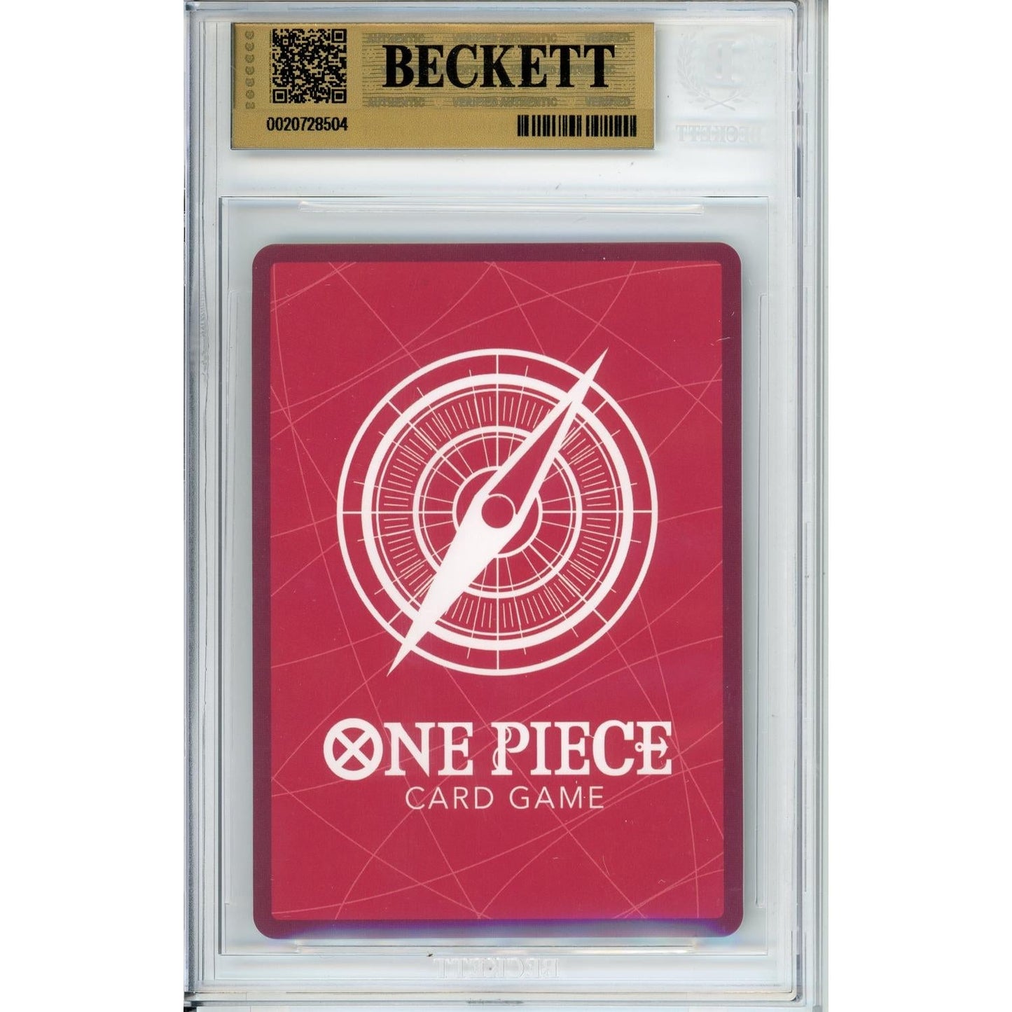 One Piece Graded: Roronoa Zoro OP12-020 Serialized Top Prize 129/600 Beckett 10