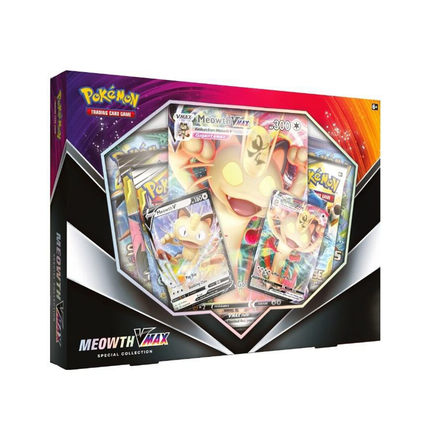 Pokemon Meowth VMAX International Box