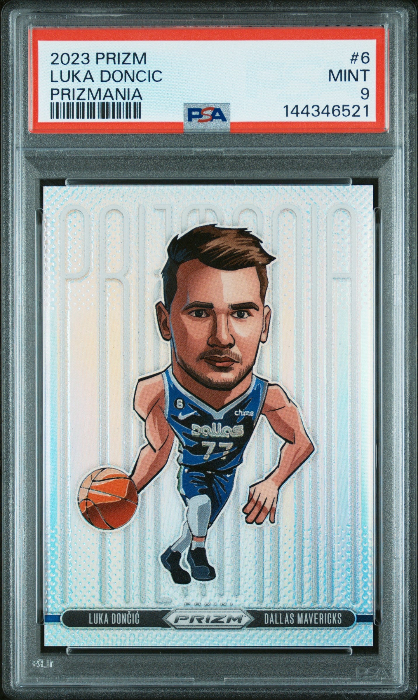 2023 Panini Prizm Prizmania Luka Doncic #6 PSA 9