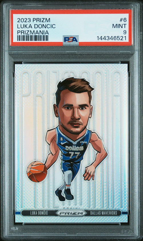 2023 Panini Prizm Prizmania Luka Doncic #6 PSA 9