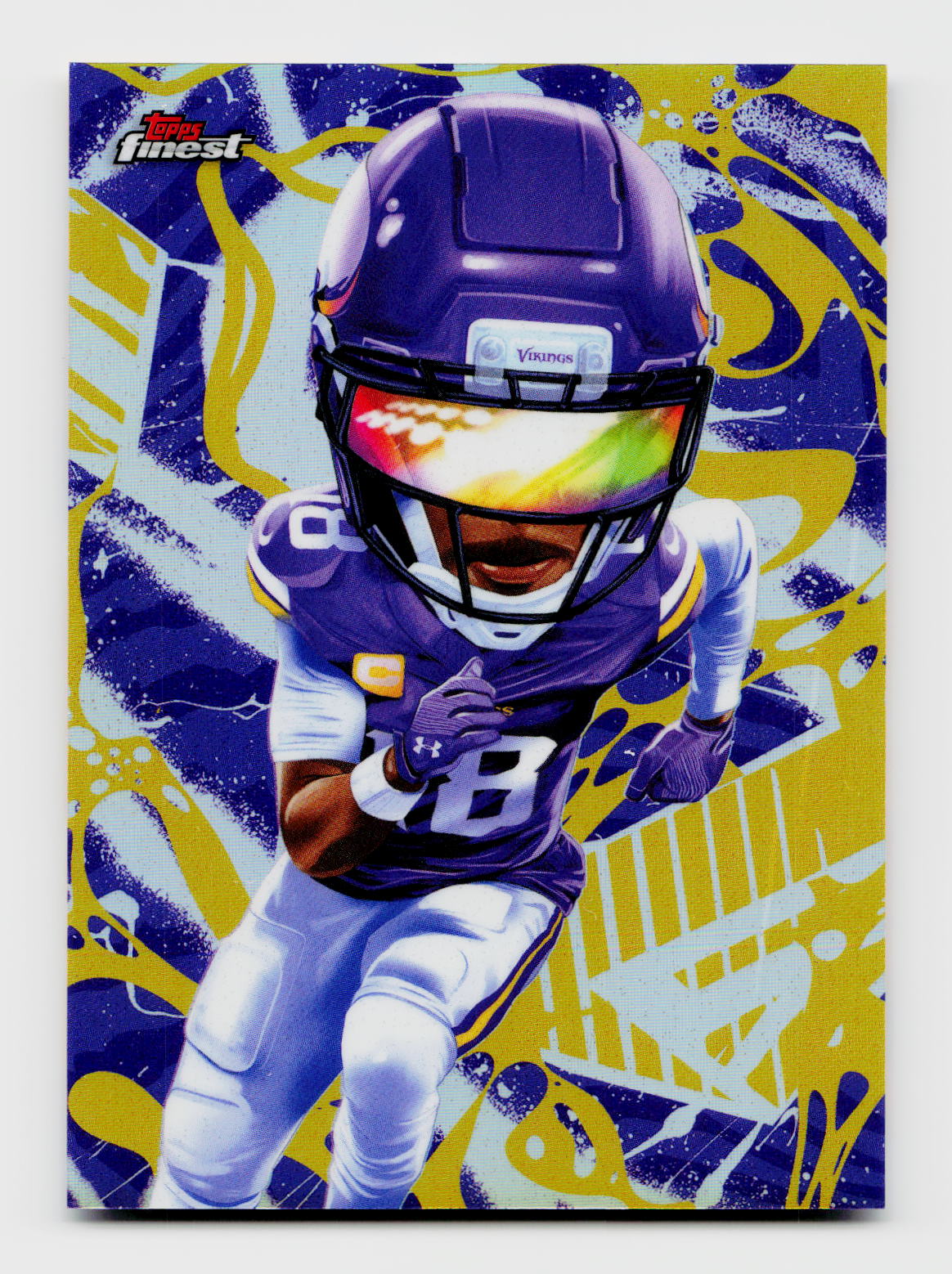 2025 Topps Finest #H-14 Justin Jefferson Headliners SSP
