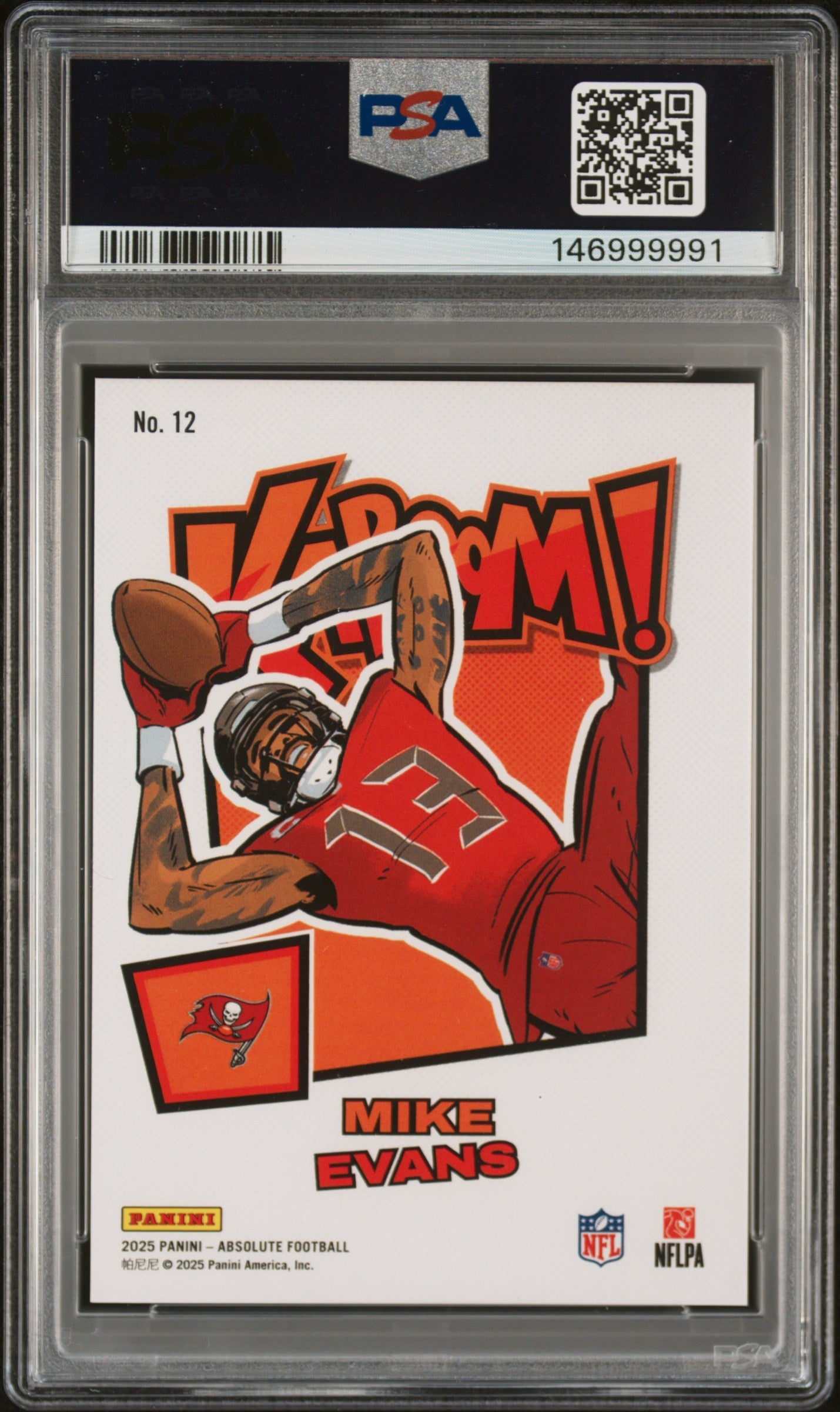 2025 Panini Absolute Kaboom! Horizontal Mike Evans #12 PSA 10