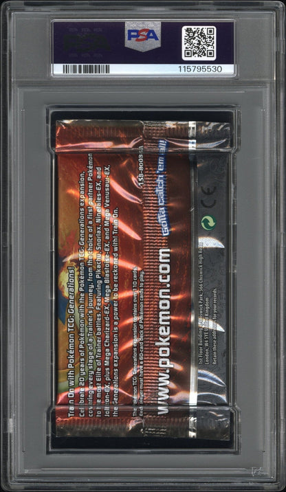 2016 Pokemon Usa, Inc. Generations Foil Pack Charizard Foil Pack PSA 10 115795530