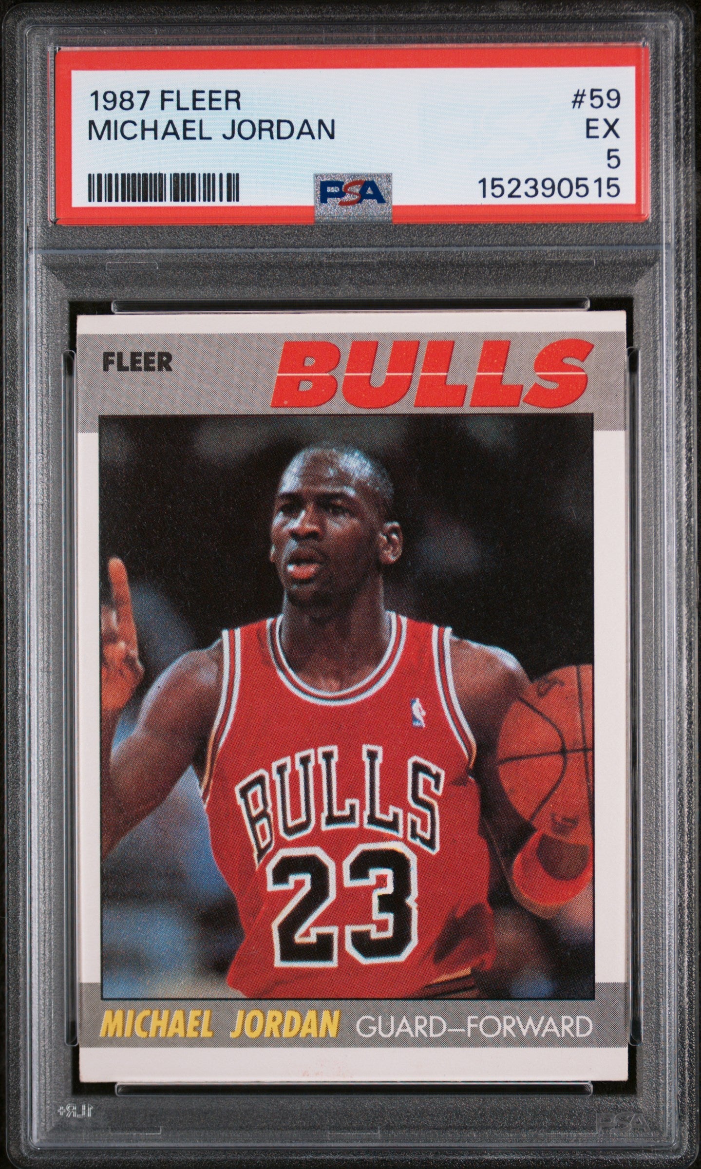 1987 Fleer Michael Jordan #59 PSA 5 152390515