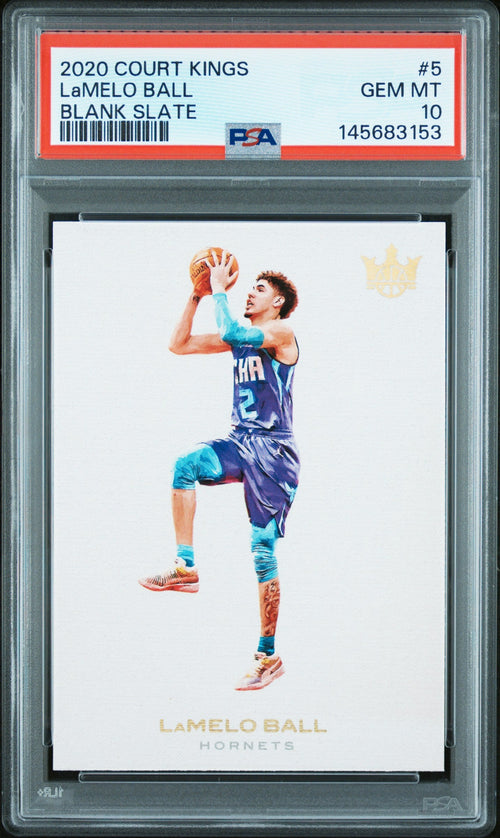 2020 Panini Court Kings Blank Slate Lamelo Ball #5 PSA 10