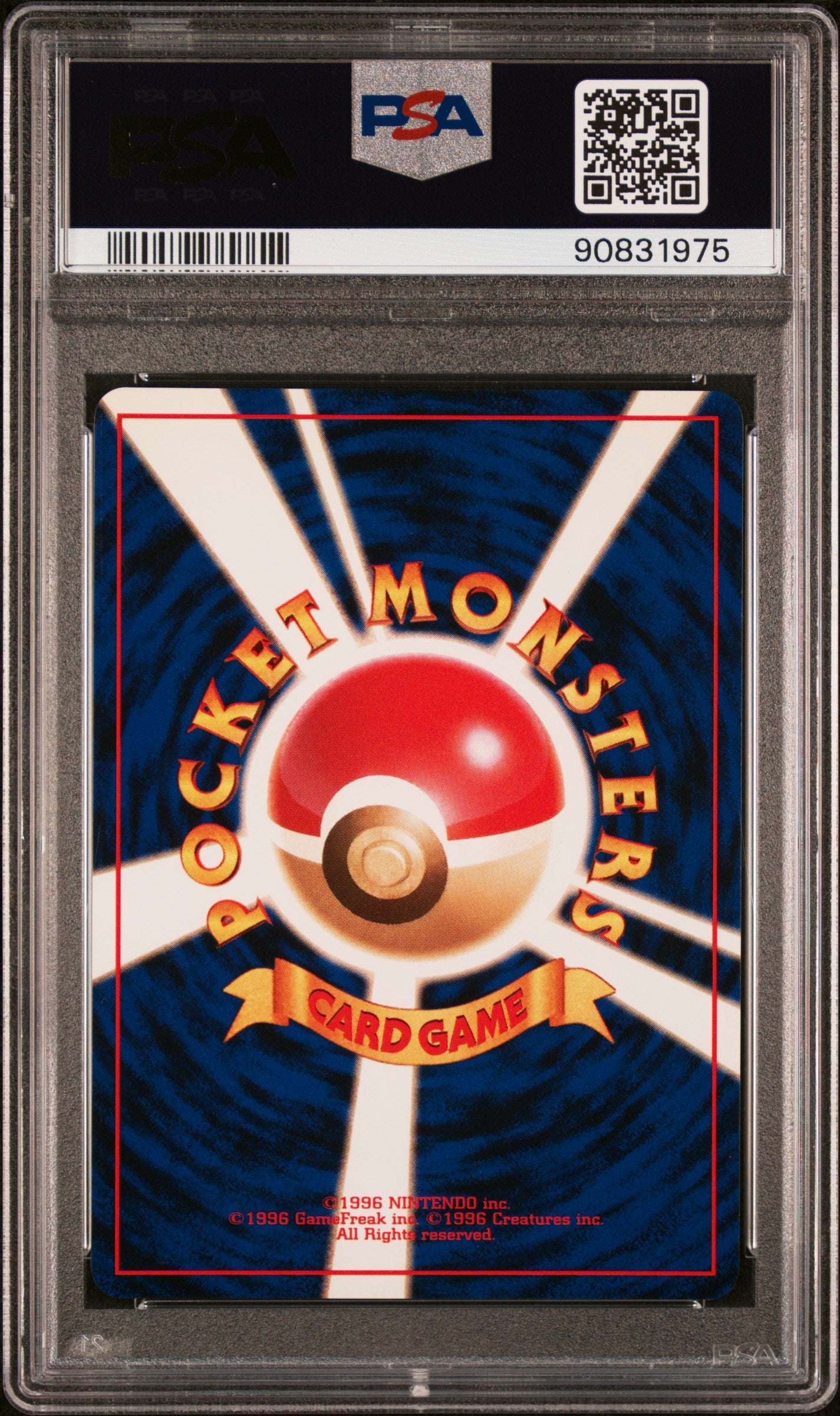 1997 Pokemon Team Rocket Japanese Holo Dark Machamp #068 PSA 10