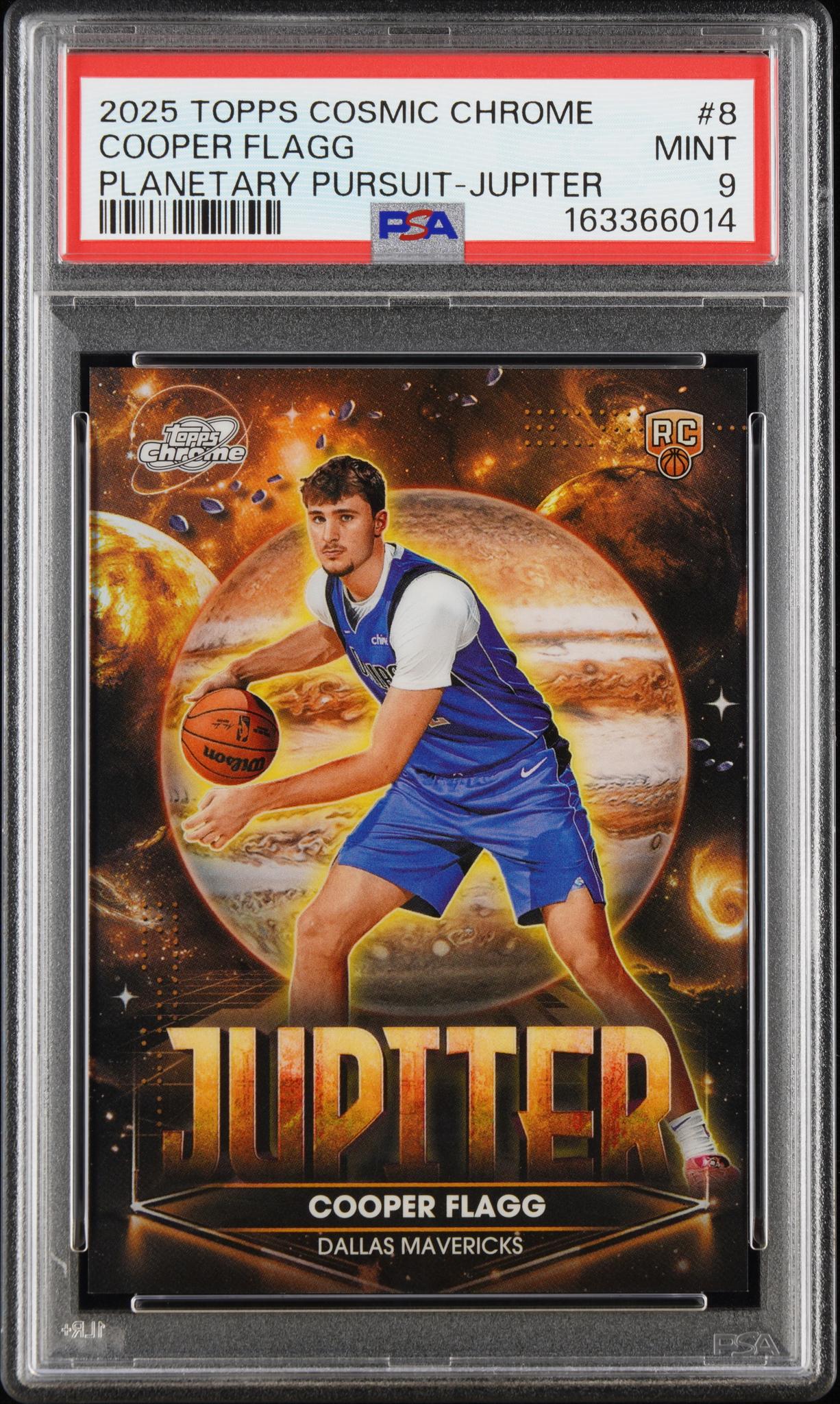 2025 Topps Cosmic Chrome Planetary Pursuit - Jupiter Cooper Flagg #PPJ-8 PSA 9