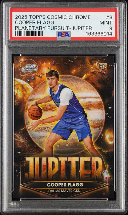 2025 Topps Cosmic Chrome Planetary Pursuit - Jupiter Cooper Flagg #PPJ-8 PSA 9
