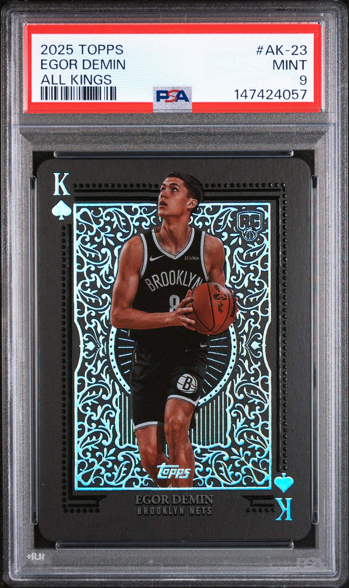 2025 Topps All Kings Egor Demin #AK-23 PSA 9