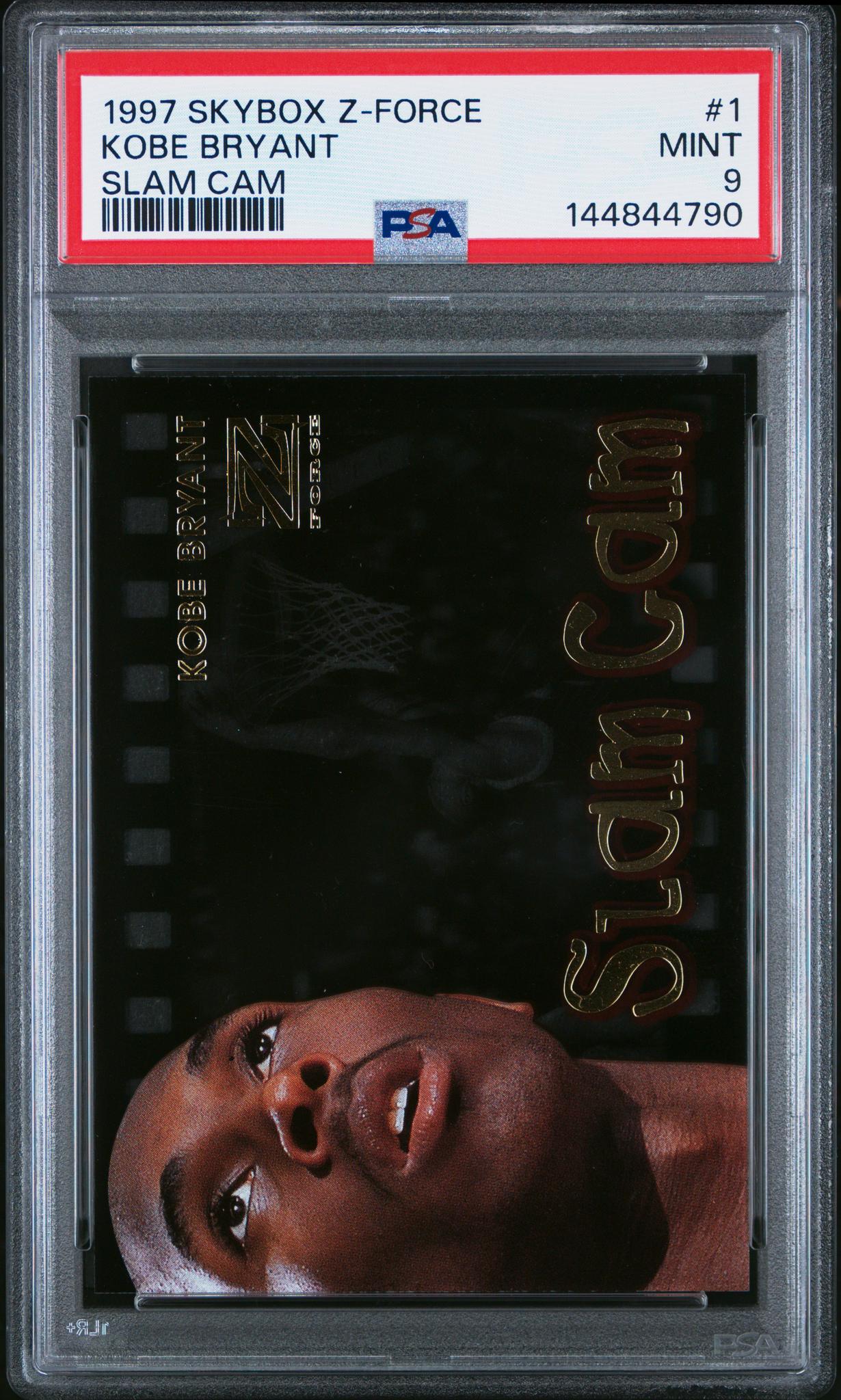 1997 Skybox Z-Force Slam Cam Kobe Bryant #1 PSA 9