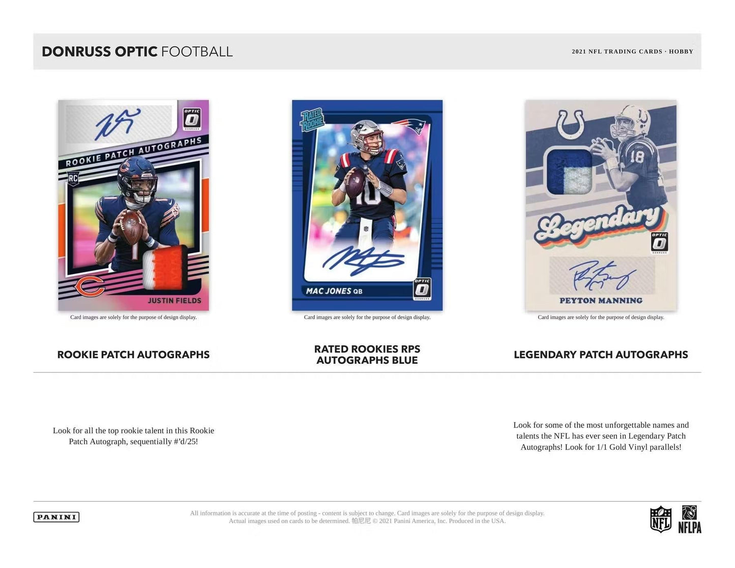 2021 Panini Donruss Optic Football Hobby Box