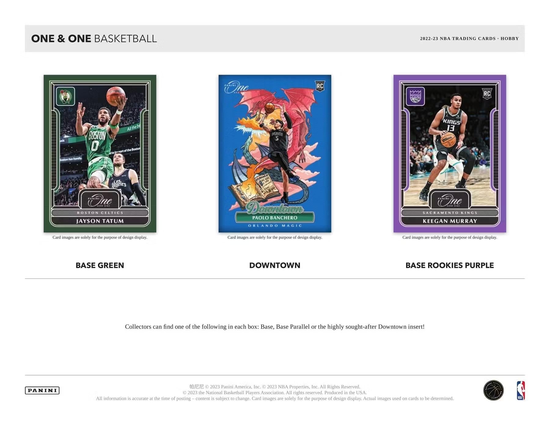 2022-23 Panini One & One Basketball Hobby Box