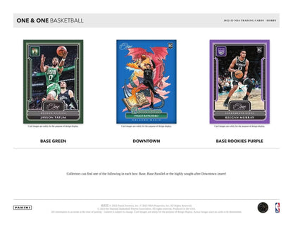 2022-23 Panini One & One Basketball Hobby Box