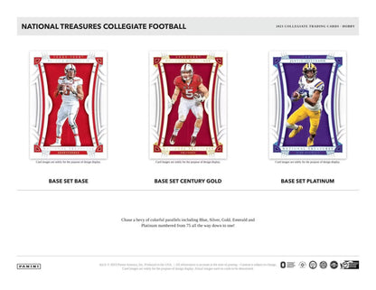 2023 Panini National Treasures Collegiate Football Hobby Box