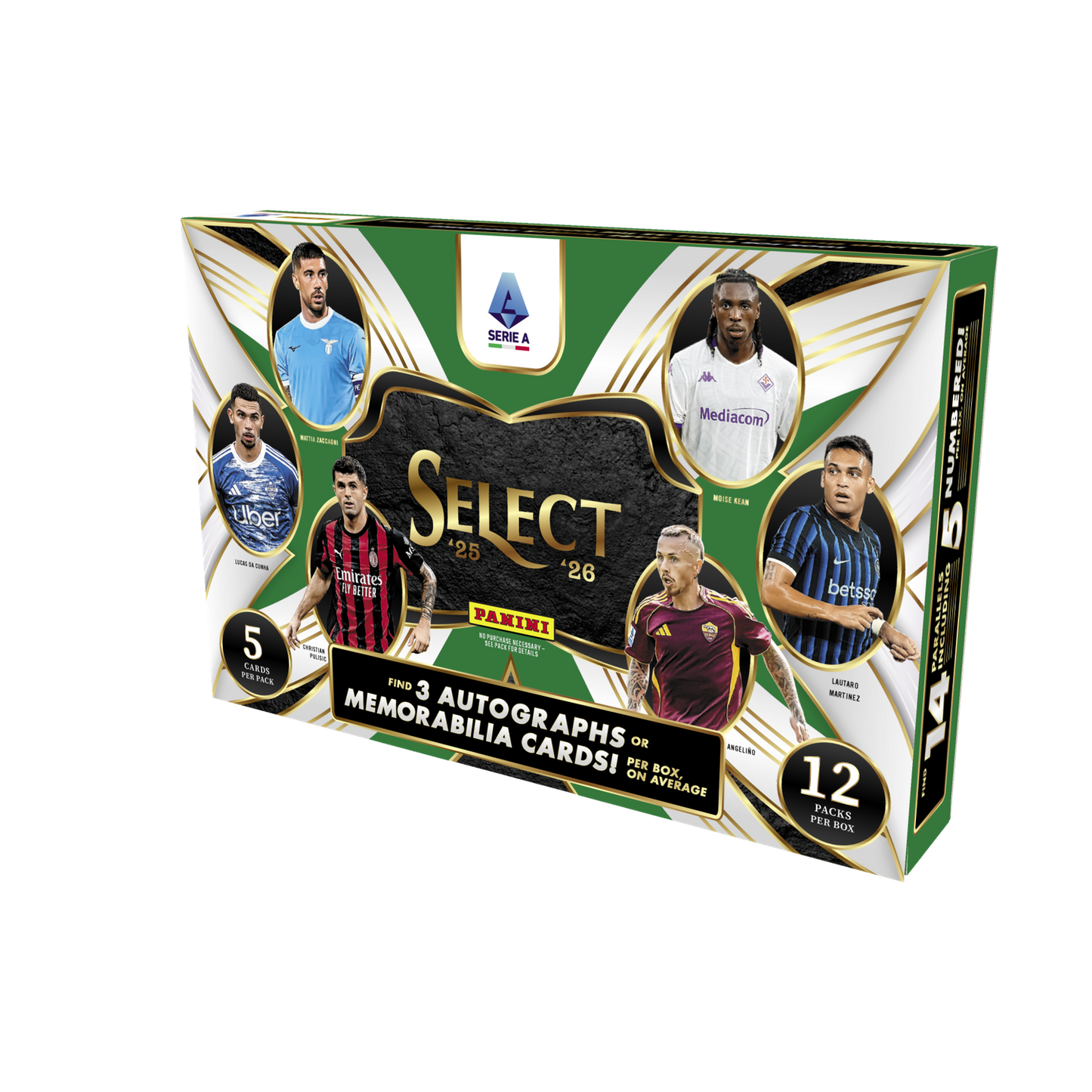 Panini: 2025-26 Panini Select Serie A Trading Card Box (Hobby)