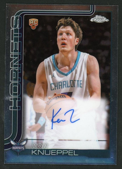 2025 Topps Chrome Kon Knueppel Rookie Autograph
