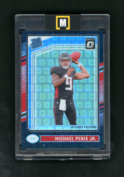2024 Panini Donruss 279 Michael Penix Jr. Rated Rookie Prizm Rookie /25 Atlanta Falcons
