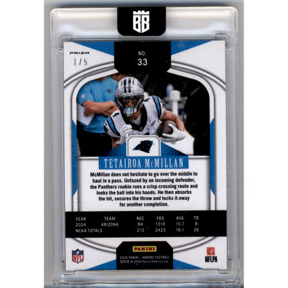 2026 Panini Honors Prizm Tetairoa McMillan #33