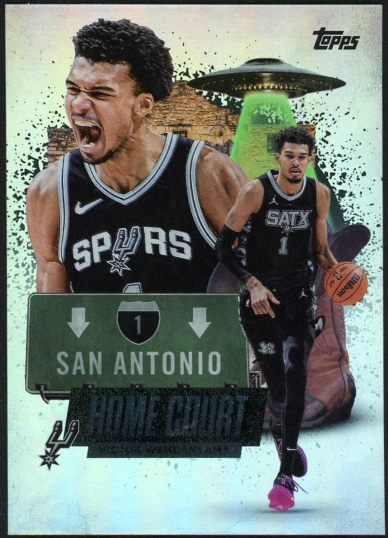 2025 Topps HCA-7 Victor Wembanyama Home Court San Antonio Spurs