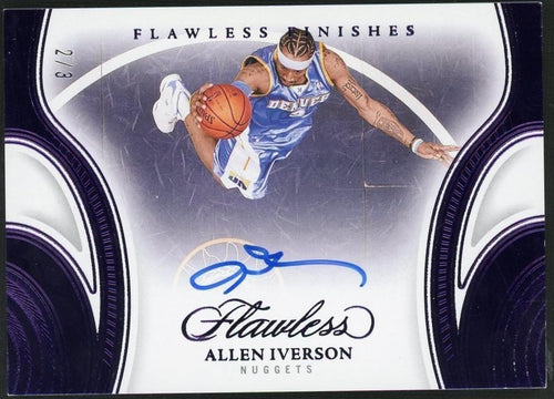2024-25 Flawless Allen Iverson Flawless Finishes Auto /3