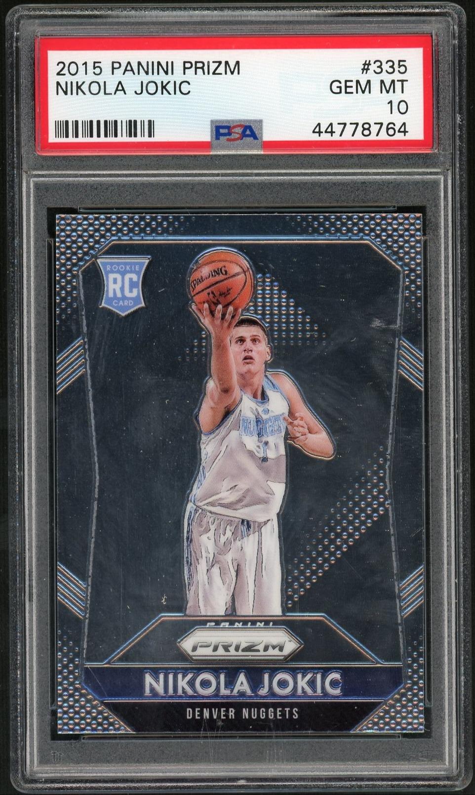 2015 Panini Prizm Nikola Jokic #335 PSA 10