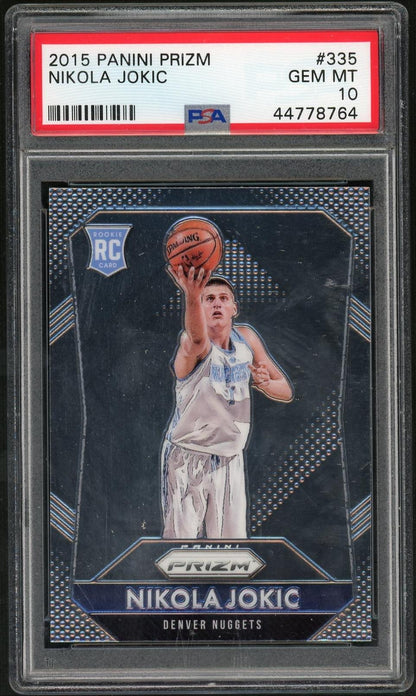 2015 Panini Prizm Nikola Jokic #335 PSA 10
