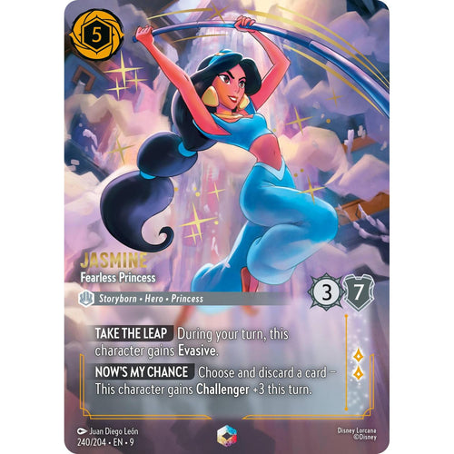 Jasmine - Fearless Princess (Enchanted) (240/204) [Fabled] Holofoil