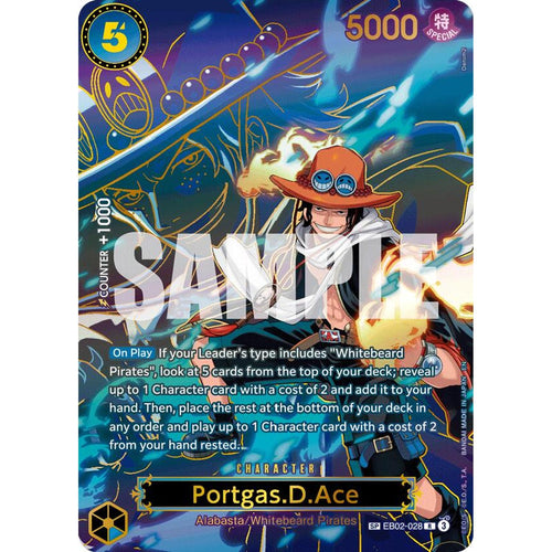 Portgas.D.Ace - EB02-028 (SP) (EB02-028) [Carrying On His Will]  Foil