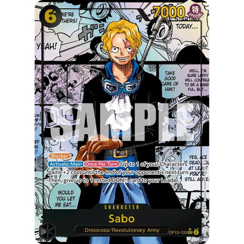 Sabo (120) (Manga) (OP13-120) [Carrying On His Will]  Foil