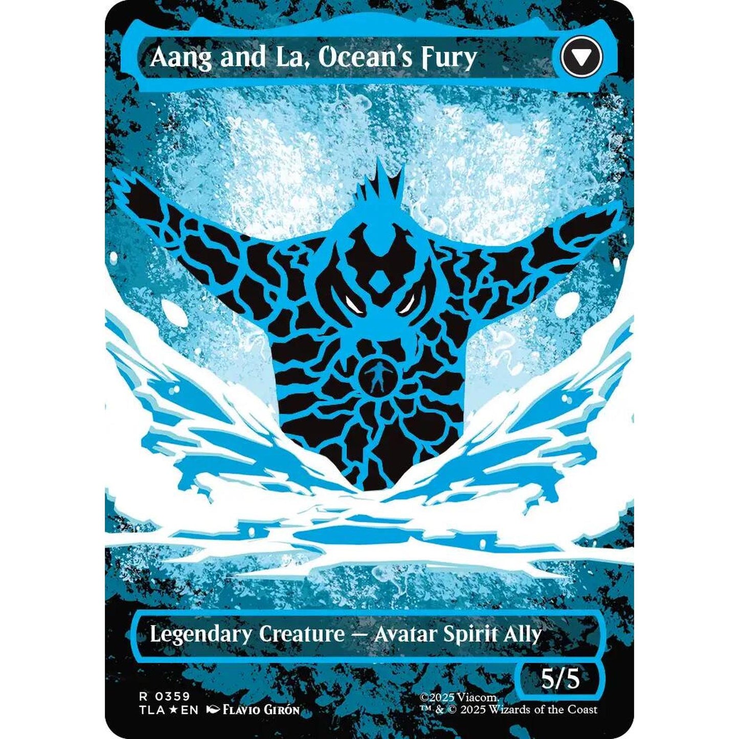Aang, Swift Savior (Borderless) (Neon Ink Foil) [Avatar: The Last Airbender] Foil