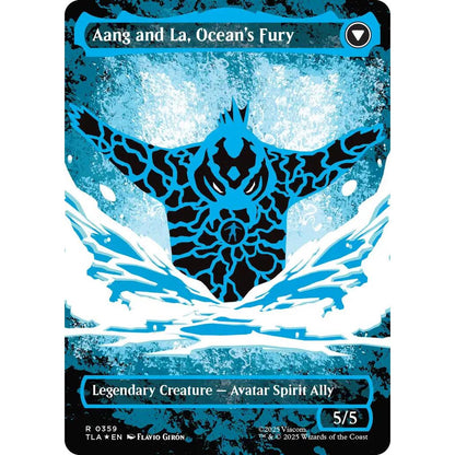 Aang, Swift Savior (Borderless) (Neon Ink Foil) [Avatar: The Last Airbender] Foil