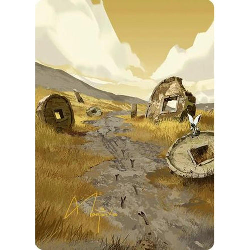 Plains Art Card (Gold-Stamped Signature) [Art Series: Avatar: The Last Airbender]