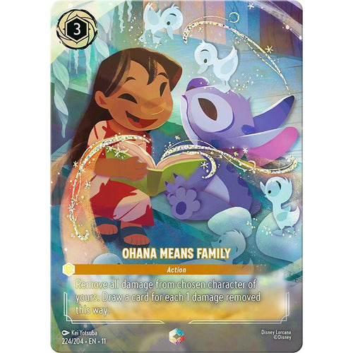 Ohana Means Family (Enchanted) (224/204) [Winterspell] Holofoil