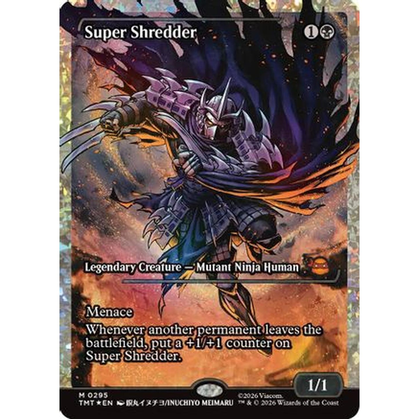 Super Shredder (Showcase) (Fracture Foil) [Teenage Mutant Ninja Turtles] Foil