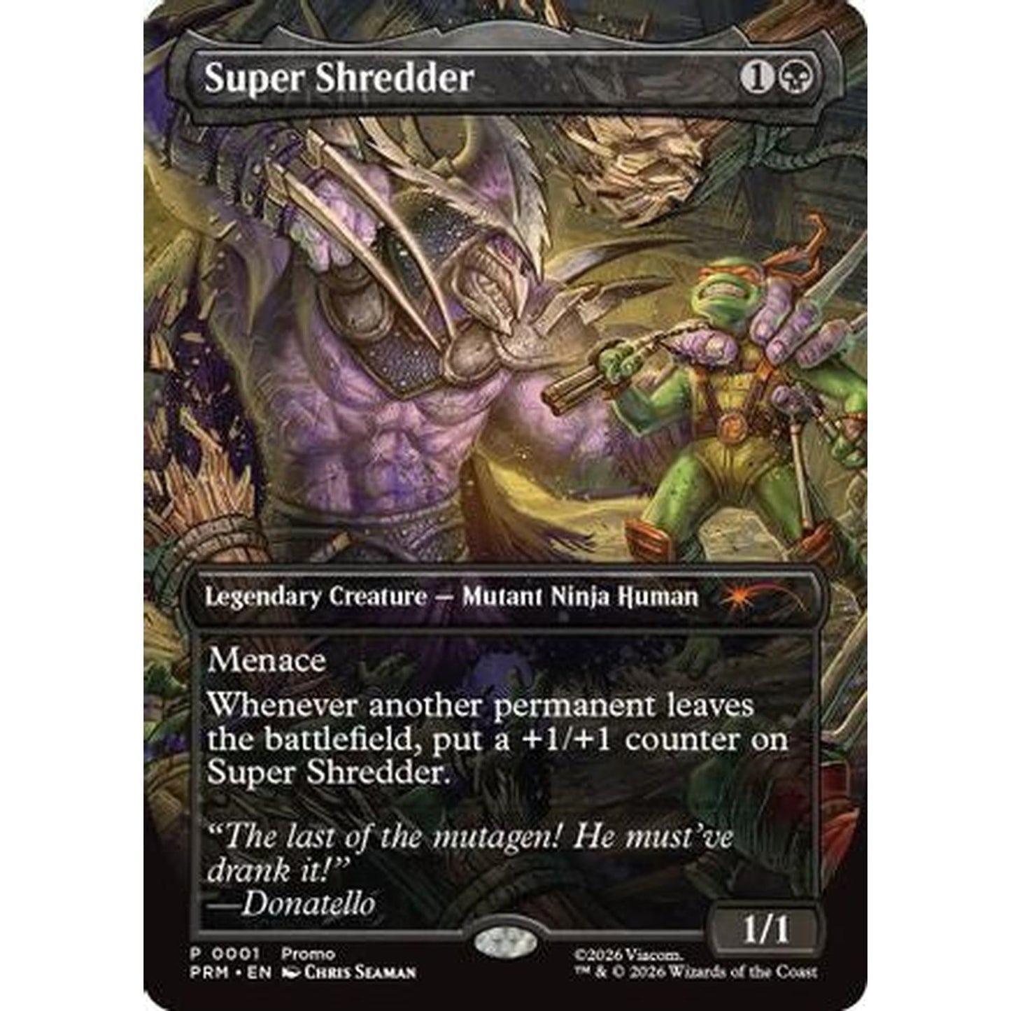Super Shredder (Borderless) [Unique and Miscellaneous Promos]