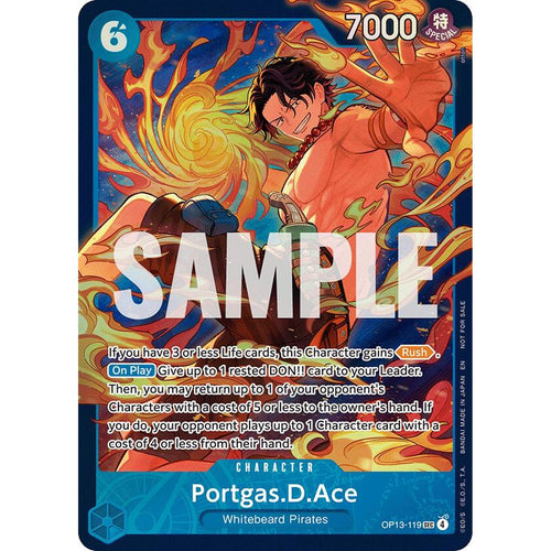 Portgas.D.Ace (119) (Store Treasure Cup 2026) (OP13-119) [One Piece Promotion Cards]  Foil