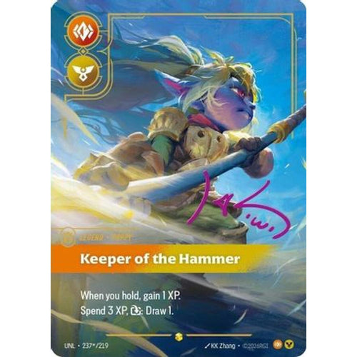 Poppy - Keeper of the Hammer (Signature) (237*/219) [Unleashed] Foil