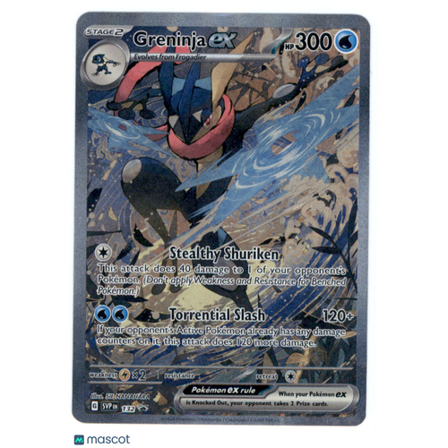 2024 Scarlet & Violet Promos Greninja EX #SVP EN 132 FA