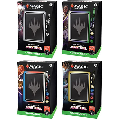 Magic The Gathering: Commander Masters Commander Deck Bundle – Includes All 4 Decks