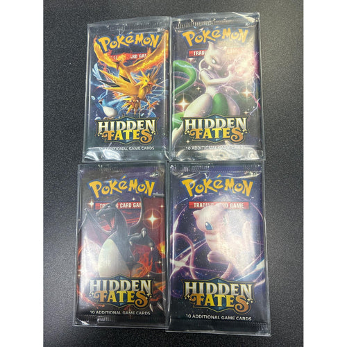 Hidden Fates Booster Pack Art Set (4)