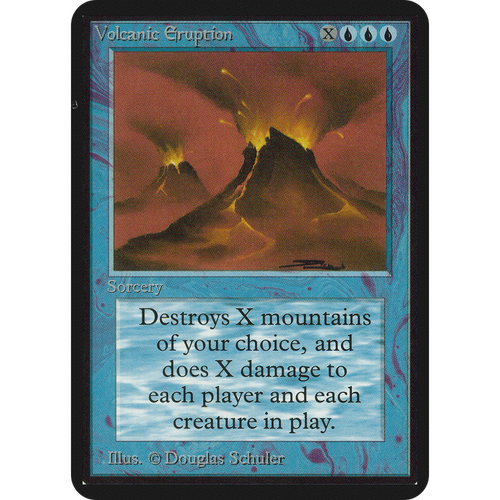 Volcanic Eruption [Limited Edition Alpha]