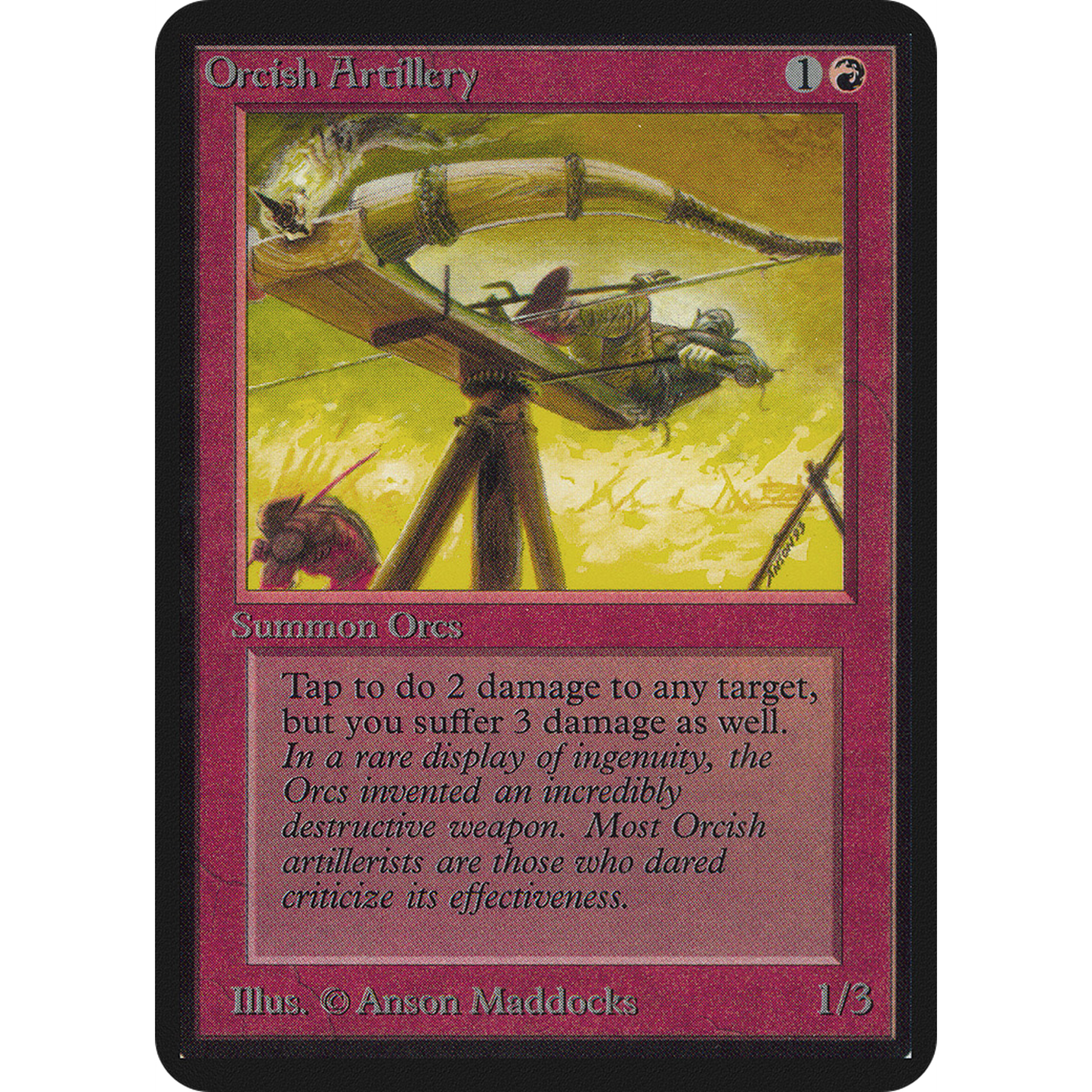 Orcish Artillery [Limited Edition Alpha]