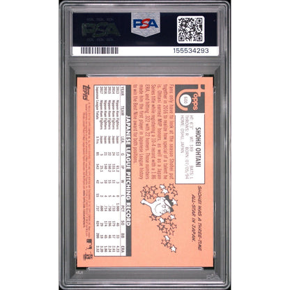 2018 Topps Heritage Shohei Ohtani #600 PSA 9