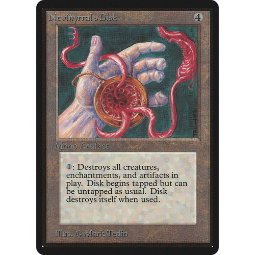Nevinyrral's Disk [Limited Edition Beta]