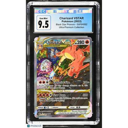 2022 Pokemon Black Star Promos Charizard VSTAR #SWSH262 CGC 10