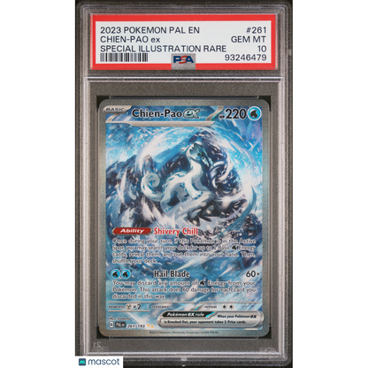 2023 Pokemon Pal EN-Paldea Evolved Chien-Pao EX #261 Special Illustration Rare PSA 10