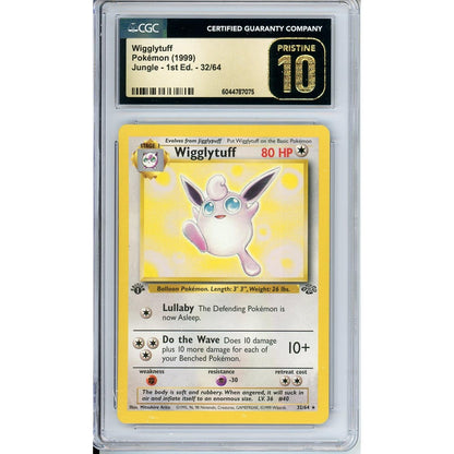 Pokemon Graded: Wigglytuff CGC Pristine 10