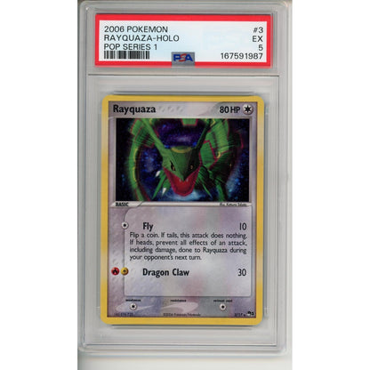 Pokemon Graded: Rayquaza Holo #3 PSA 5